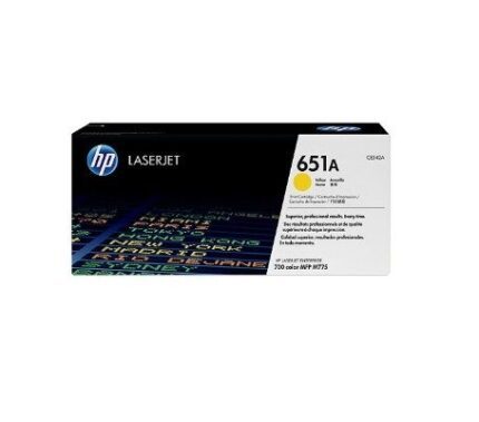 CE342A #2. HP 651A Yellow Original LaserJet Toner Cartridge - 16,000 Page Yield