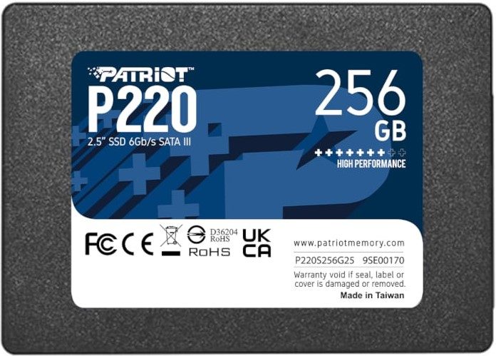 PATRIOT SSD P220 2.5 256GB 3 Big_P220S256G25-800x800-3.jpg. PATRIOT SSD P220 2.5 256GB