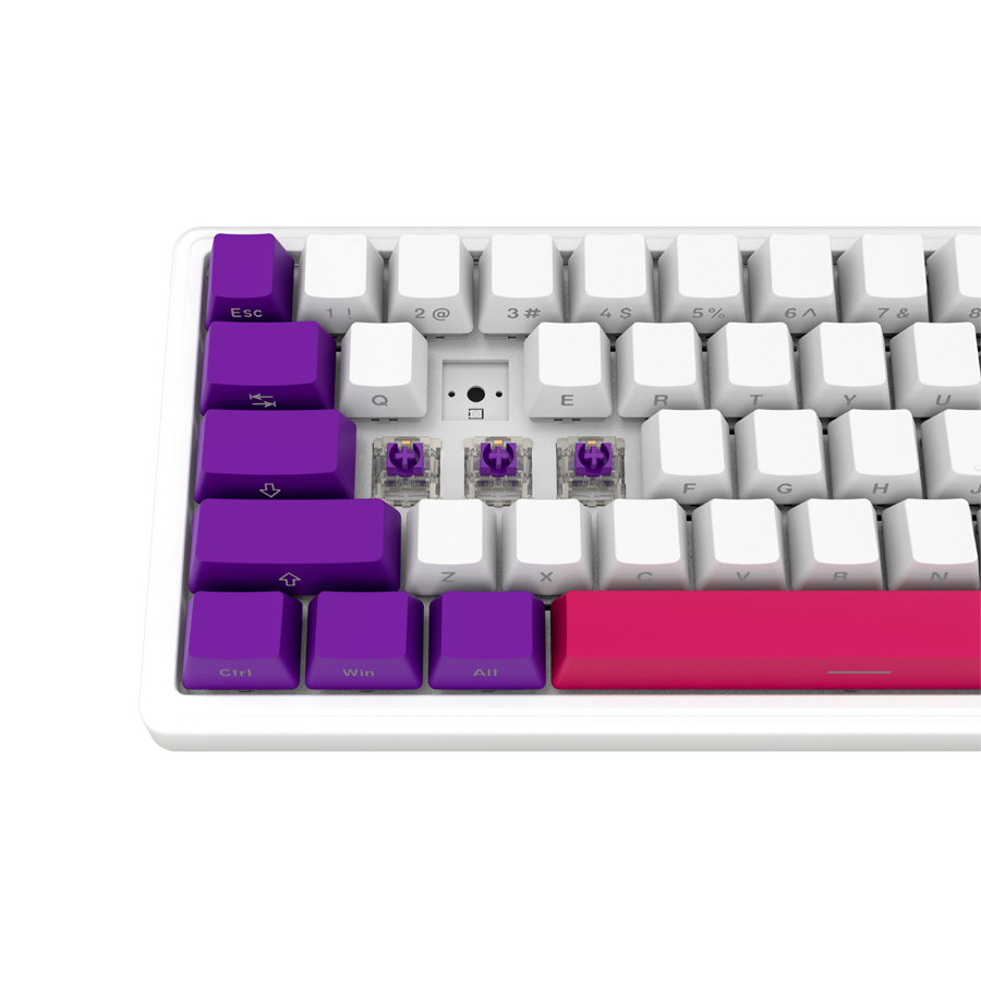Lorgar KBP70MW Wireless 65% Mechanical Gaming Keyboard Pro - White 10 250319110009609944.jpg. Lorgar KBP70MW Wireless 65% Mechanical Gaming Keyboard Pro - White