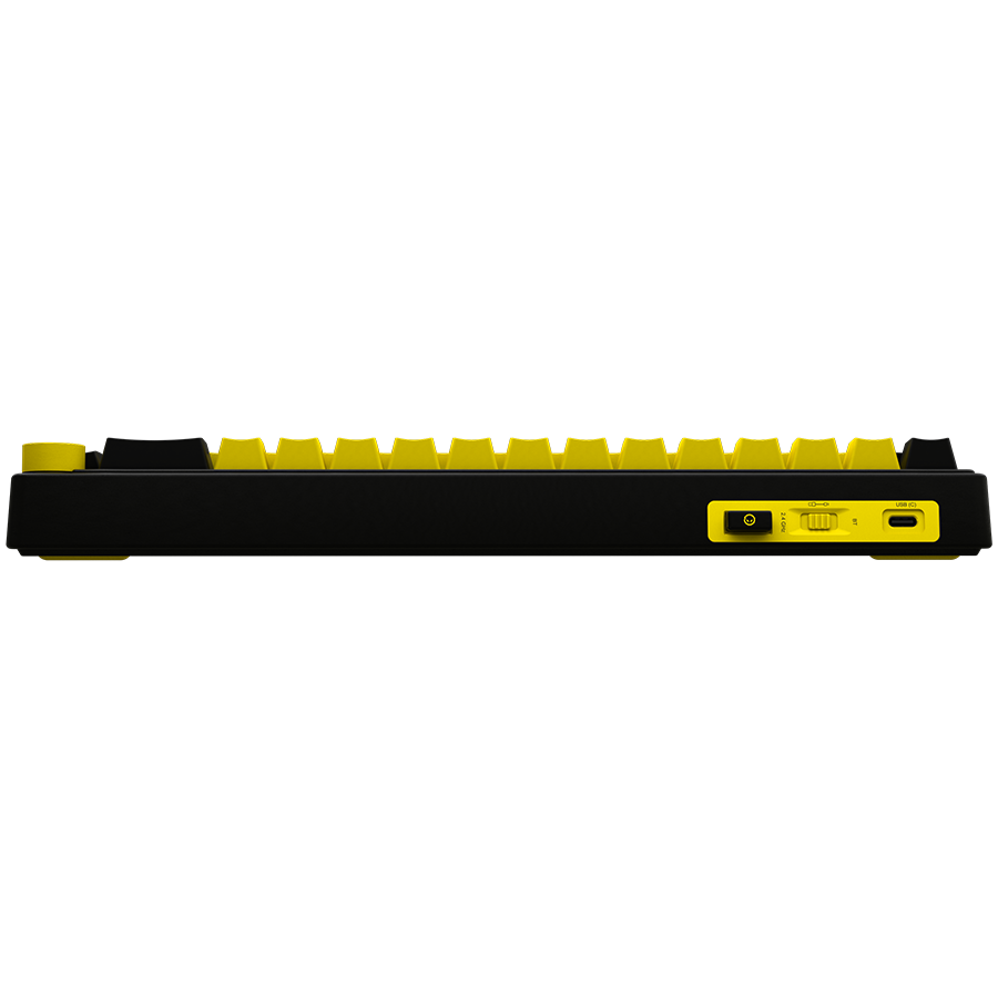 Lorgar KBP70MW Wireless 65% Mechanical Gaming Keyboard Pro - Black/Yellow 8 250318150010008649.jpg. Lorgar KBP70MW Wireless 65% Mechanical Gaming Keyboard Pro - Black/Yellow