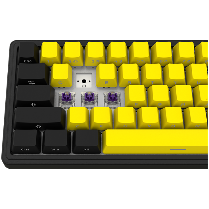 Lorgar KBP70MW Wireless 65% Mechanical Gaming Keyboard Pro - Black/Yellow 11 250318150010050619.jpg. Lorgar KBP70MW Wireless 65% Mechanical Gaming Keyboard Pro - Black/Yellow