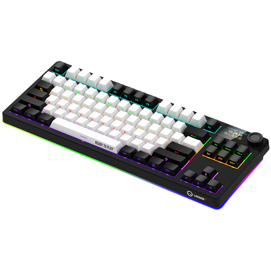 Lorgar KBP70TKLW Wireless TKL Mechanical Gaming Keyboard Pro - Black/Red 9 250506160021025873.jpg. Lorgar KBP70TKLW Wireless TKL Mechanical Gaming Keyboard Pro - Black/Red