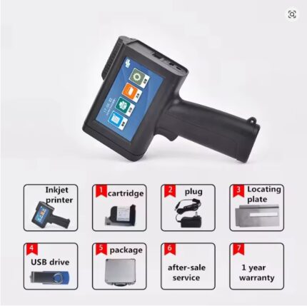 m20 #1. M20 Portable 4.3 inch Touch Screen Height 2-25.4 mm 600dpi Handheld inkjet printer suitable for plastic/steel/carton/wood/glass