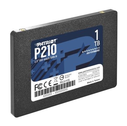 P210S1TB25 #2. Patriot P210 1TB 2.5-inch SATA III Internal SSD - Up to 520MB/s Read | 430MB/s Write
