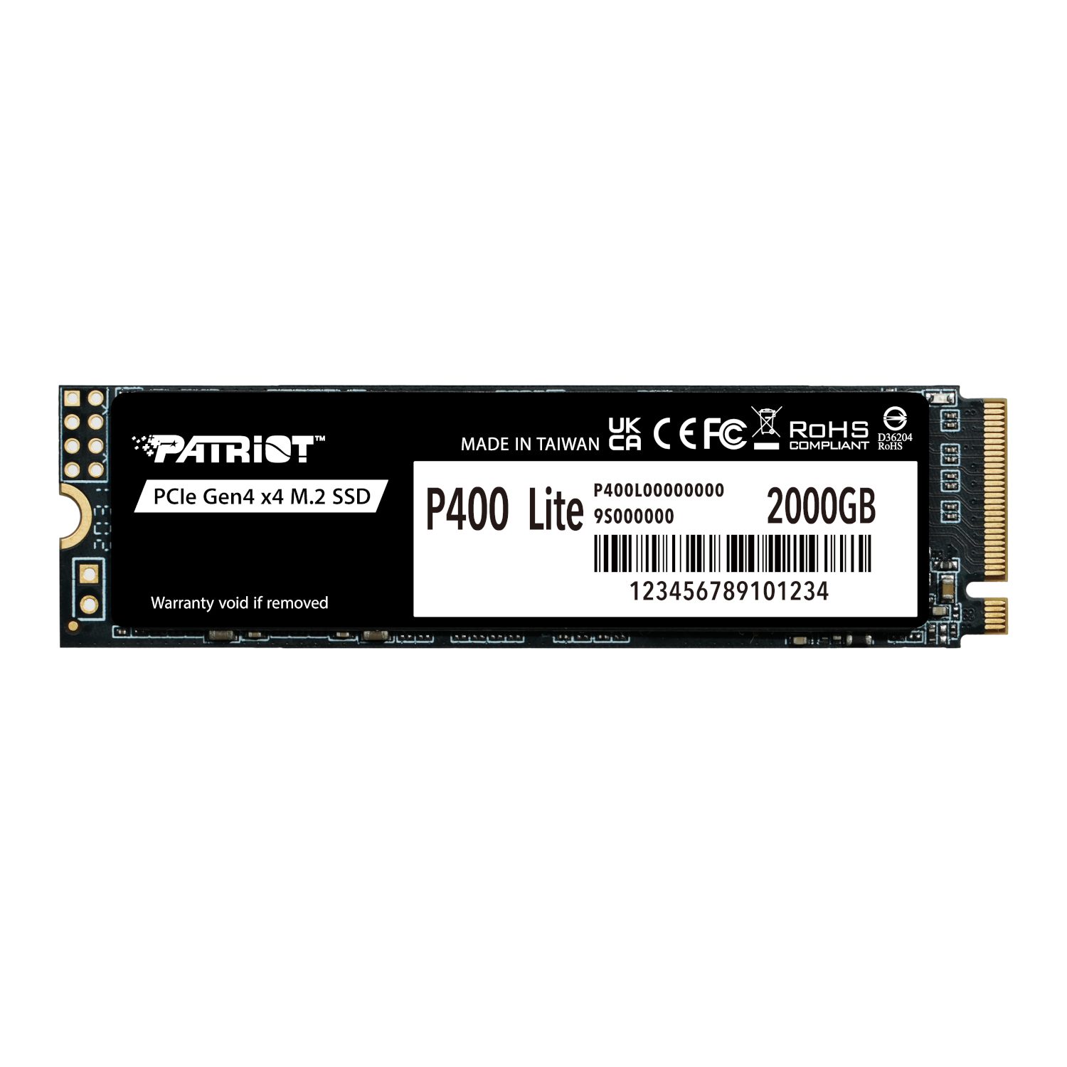 Patriot P400 Lite 2TB M.2 PCIe Gen 4 x4 NVMe SSD 2 P400LP2KGM28H_Patriot-P400-Lite-2TB-M.2-PCIe-Gen-4. Patriot P400 Lite 2TB M.2 PCIe Gen 4 x4 NVMe SSD