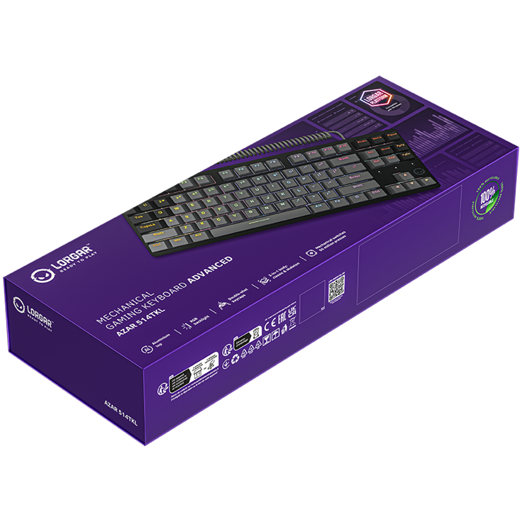 Lorgar Azar 514TKL Wired RGB Mechanical Gaming Keyboard - Black 11 250226130012294502.jpg. Lorgar Azar 514TKL Wired RGB Mechanical Gaming Keyboard - Black