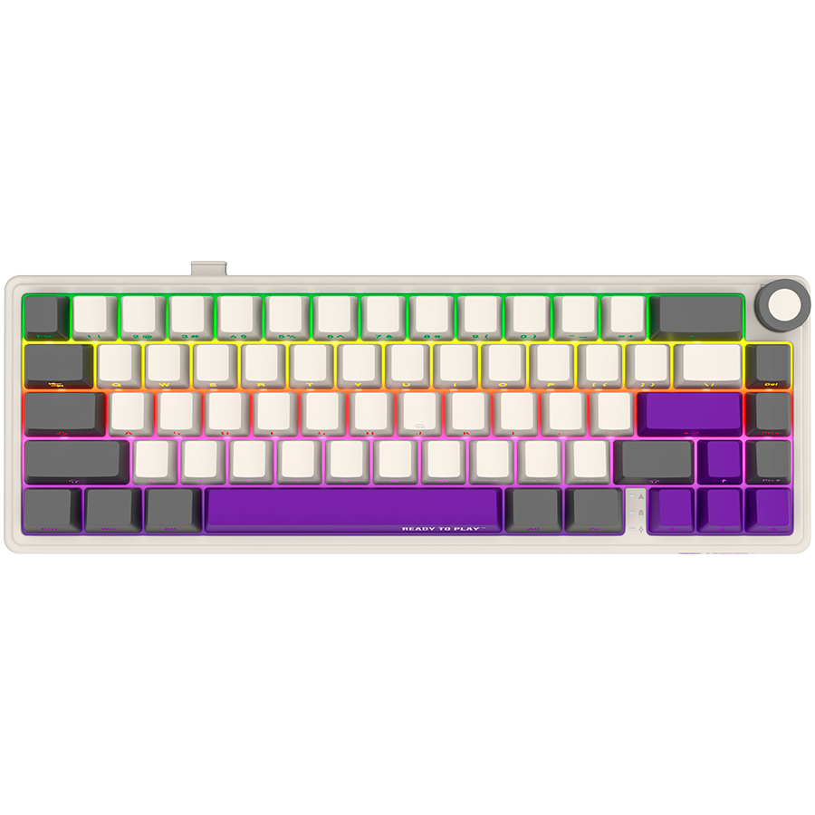Lorgar KBP70MW Wireless 65% Mechanical Gaming Keyboard Pro - Beige 4 250319110009850802.jpg. Lorgar KBP70MW Wireless 65% Mechanical Gaming Keyboard Pro - Beige