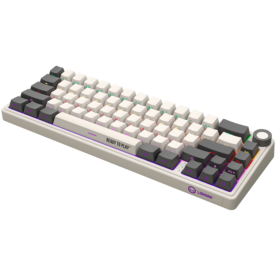 Lorgar KBP70MW Wireless 65% Mechanical Gaming Keyboard Pro - Beige 9 250319110009994431.jpg. Lorgar KBP70MW Wireless 65% Mechanical Gaming Keyboard Pro - Beige
