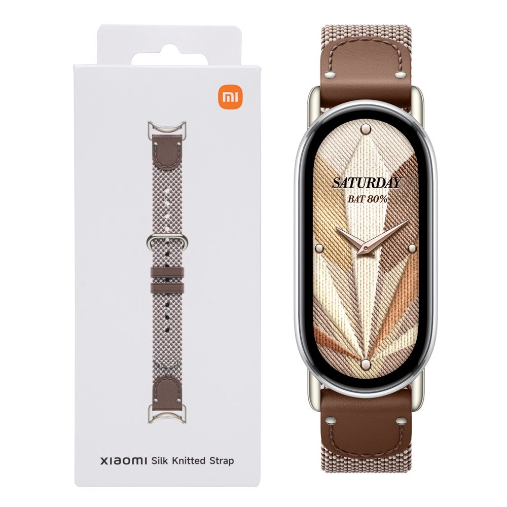 Xiaomi Smart Band 10 Knitted Silk Strap - Feather Brown 2 BHR07YJGL_Xiaomi-Smart-Band-10-Knitted-Silk-Strap-. Xiaomi Smart Band 10 Knitted Silk Strap - Feather Brown