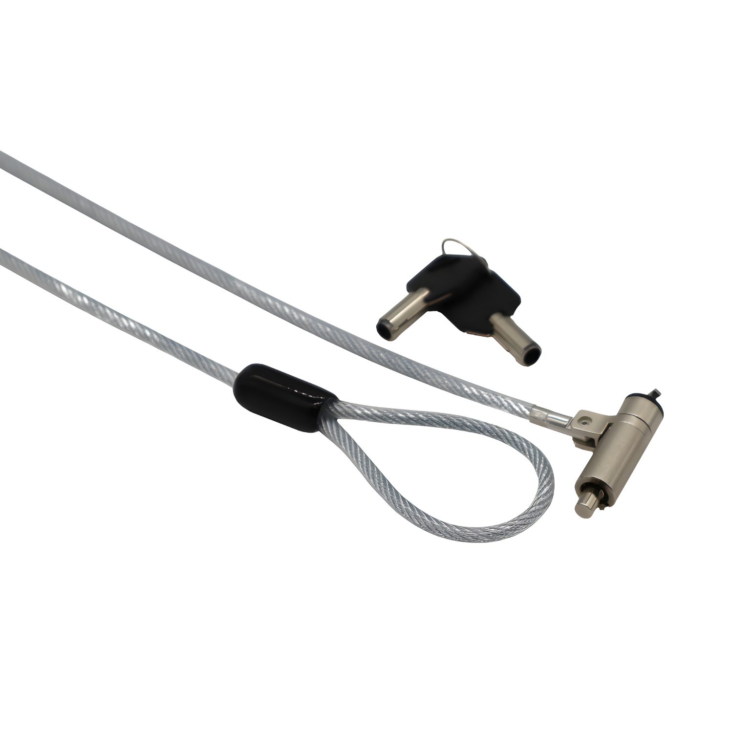GIZZU Noble Wedge Laptop Lock (for Dell 3.2mm x 4.5mm slot) - Cable Length 1.8m - 2 user keys included - no master keys included) 2 GCWKLMK_GIZZU-1.8m-Wedge-Cable-Lock-Silver_wr_01a.. GIZZU Noble Wedge Laptop Lock (for Dell 3.2mm x 4.5mm slot) - Cable Length 1.8m - 2 user keys included - no master keys included)