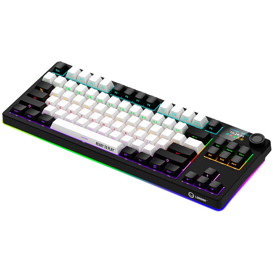 Lorgar KBP70TKLW Wireless TKL Mechanical Gaming Keyboard Pro - Black/Red 19 260605100017204600.jpg. Lorgar KBP70TKLW Wireless TKL Mechanical Gaming Keyboard Pro - Black/Red