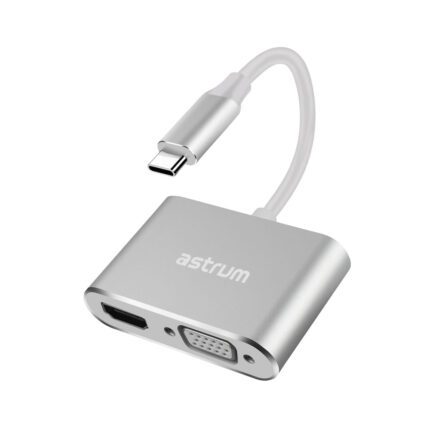 DA660-06.jpg. Astrum DA660 USB-C to VGA + 4K HDMI Adapter