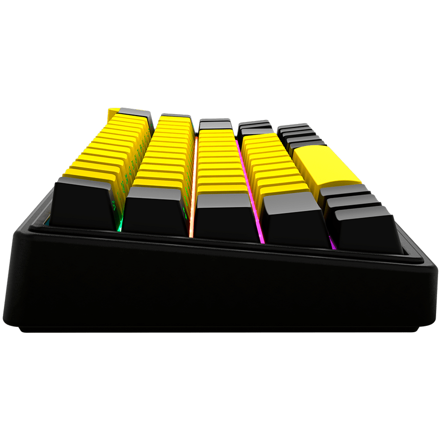 Lorgar KBP70MW Wireless 65% Mechanical Gaming Keyboard Pro - Black/Yellow 17 260605100016739411.jpg. Lorgar KBP70MW Wireless 65% Mechanical Gaming Keyboard Pro - Black/Yellow