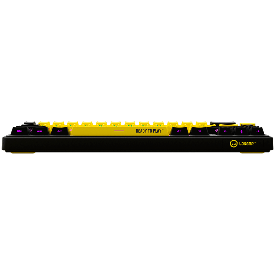 Lorgar KBP70MW Wireless 65% Mechanical Gaming Keyboard Pro - Black/Yellow 18 260605100016755861.jpg. Lorgar KBP70MW Wireless 65% Mechanical Gaming Keyboard Pro - Black/Yellow