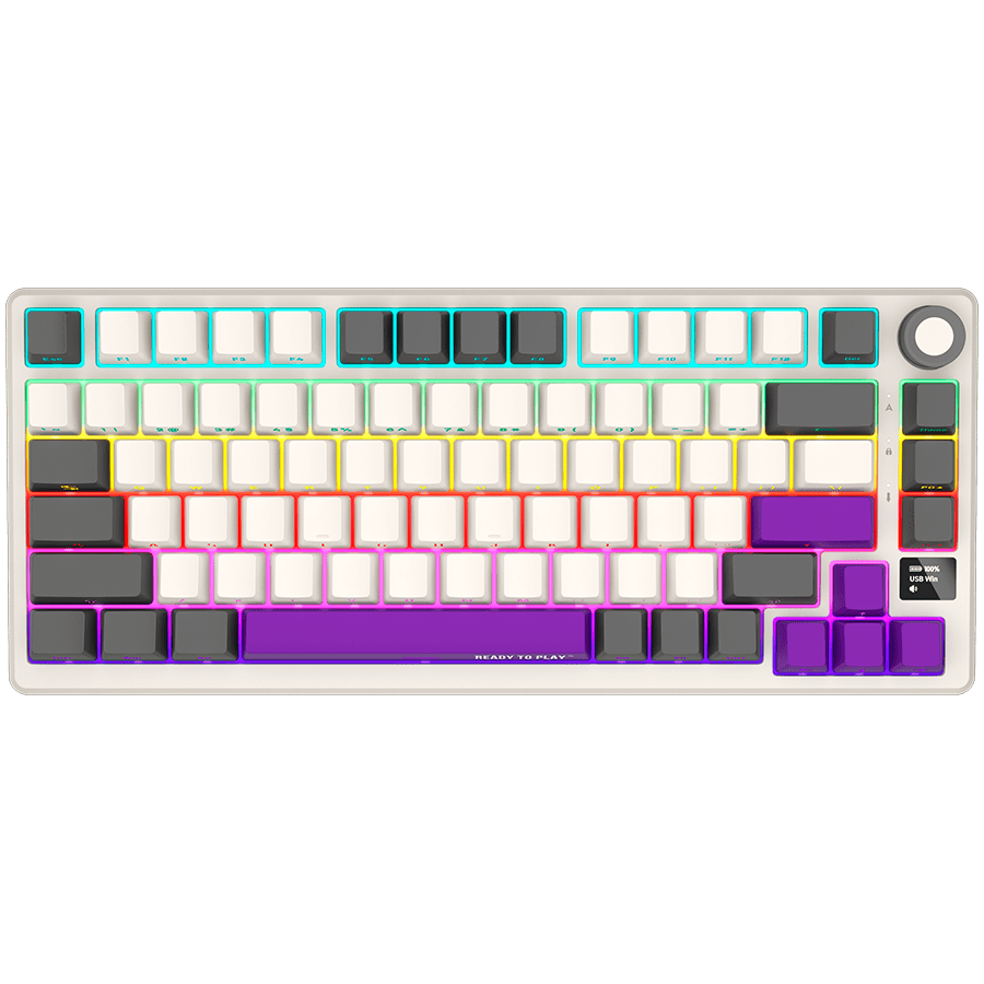 Lorgar KBP7075W Wirelesss 75% Mechanical Gaming Keyboard Pro - Beige 12 260605100014948131.jpg. Lorgar KBP7075W Wirelesss 75% Mechanical Gaming Keyboard Pro - Beige