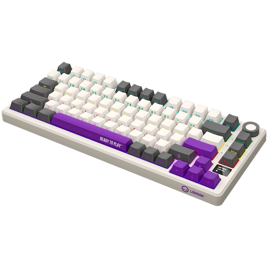 Lorgar KBP7075W Wirelesss 75% Mechanical Gaming Keyboard Pro - Beige 13 260605100014992882.jpg. Lorgar KBP7075W Wirelesss 75% Mechanical Gaming Keyboard Pro - Beige