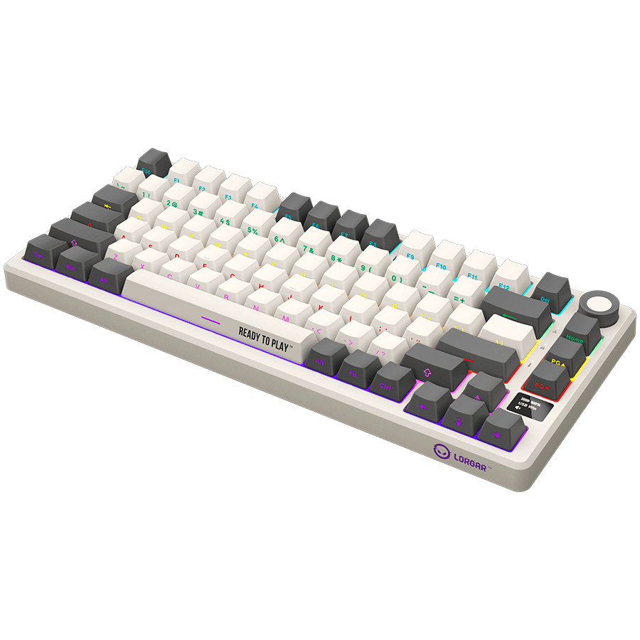Lorgar KBP7075W Wirelesss 75% Mechanical Gaming Keyboard Pro - Beige 18 260605100015128223.jpg. Lorgar KBP7075W Wirelesss 75% Mechanical Gaming Keyboard Pro - Beige