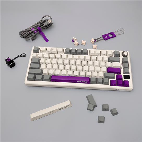 Lorgar KBP7075W Wirelesss 75% Mechanical Gaming Keyboard Pro - Beige 22 260605100015269716.jpg. Lorgar KBP7075W Wirelesss 75% Mechanical Gaming Keyboard Pro - Beige