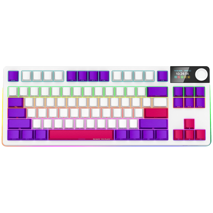 Lorgar KBP70TKLW Wireless TKL Mechanical Gaming Keyboard Pro - White 2 250506160021242030.jpg. Lorgar KBP70TKLW Wireless TKL Mechanical Gaming Keyboard Pro - White