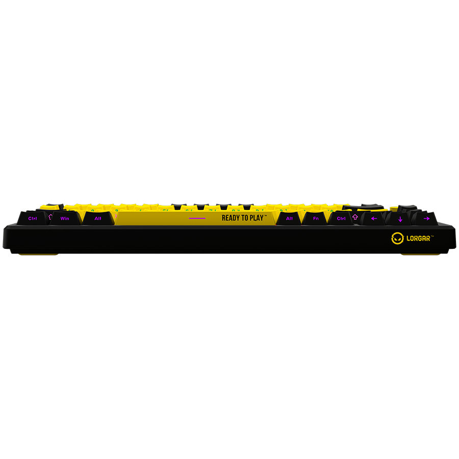 Lorgar KBP7075W Wireless 75% Mechanical Gaming Keyboard Pro - Black/Yellow 17 260605100010029488.jpg. Lorgar KBP7075W Wireless 75% Mechanical Gaming Keyboard Pro - Black/Yellow