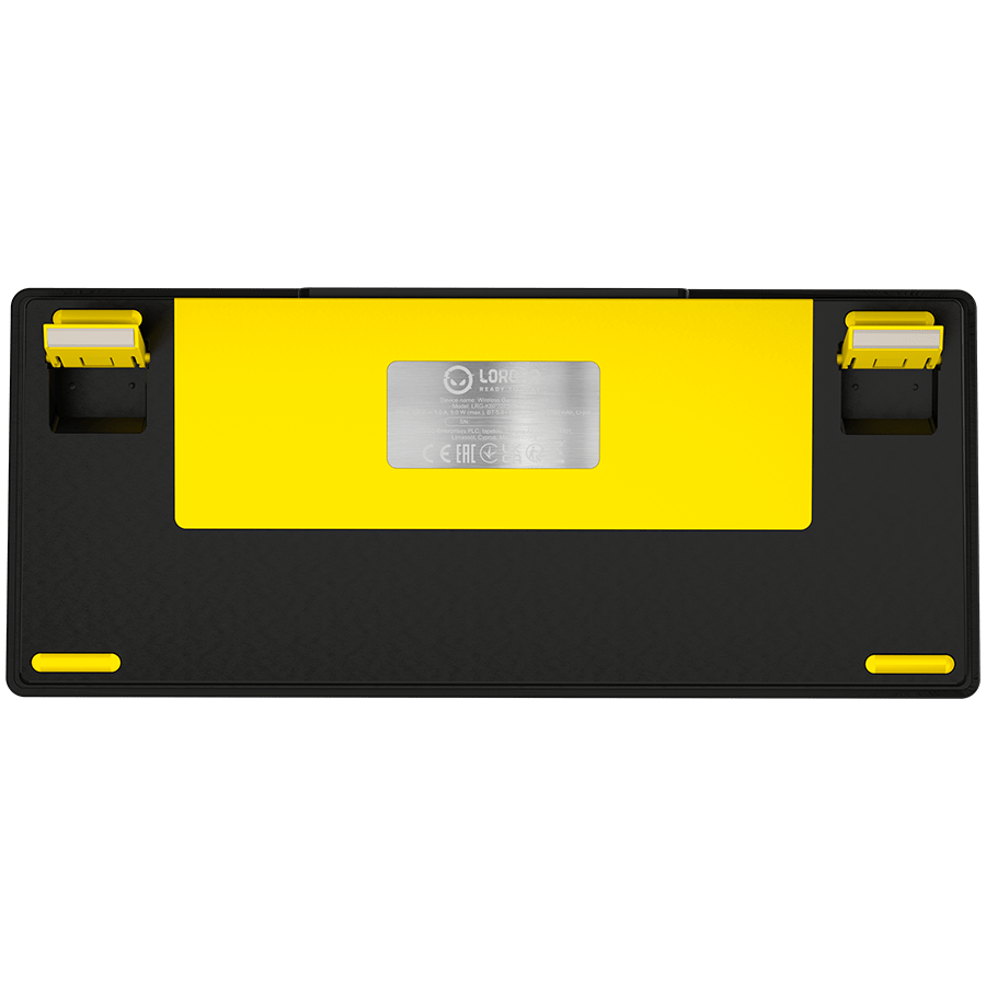 Lorgar KBP7075W Wireless 75% Mechanical Gaming Keyboard Pro - Black/Yellow 21 260605100010107657.jpg. Lorgar KBP7075W Wireless 75% Mechanical Gaming Keyboard Pro - Black/Yellow