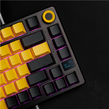 Lorgar KBP7075W Wireless 75% Mechanical Gaming Keyboard Pro - Black/Yellow 24 260605100010264234.jpg. Lorgar KBP7075W Wireless 75% Mechanical Gaming Keyboard Pro - Black/Yellow