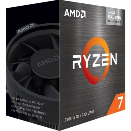 100-100000263BOX #6. AMD Ryzen 7 5700G 3.8GHz (4.6GHz Boost) 8-Core Socket AM4 Processor with Radeon Graphics