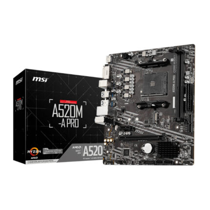 A520M-A-PRO_wr_05.jpg. MSI A520M-A PRO AMD AM4 MATX Gaming Motherboard