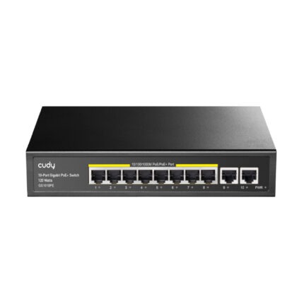 GS1010PE_wr_01.jpg. Cudy 8-Port Gigabit PoE+ Unmanaged Switch