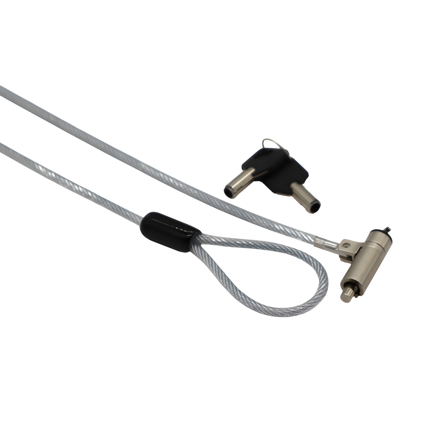 GIZZU 1.8m Nano Key Lock Security Cable with Key 2 GSCNK_Gizzu-Nano-Security-Cable-with-Key-Lock-Silv. GIZZU 1.8m Nano Key Lock Security Cable with Key