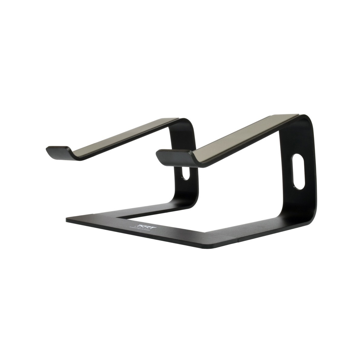 Port Connect Ergonomic 10-15.6" Aluminium Notebook Stand 2 901103.jpg. Port Connect Ergonomic 10-15.6" Aluminium Notebook Stand