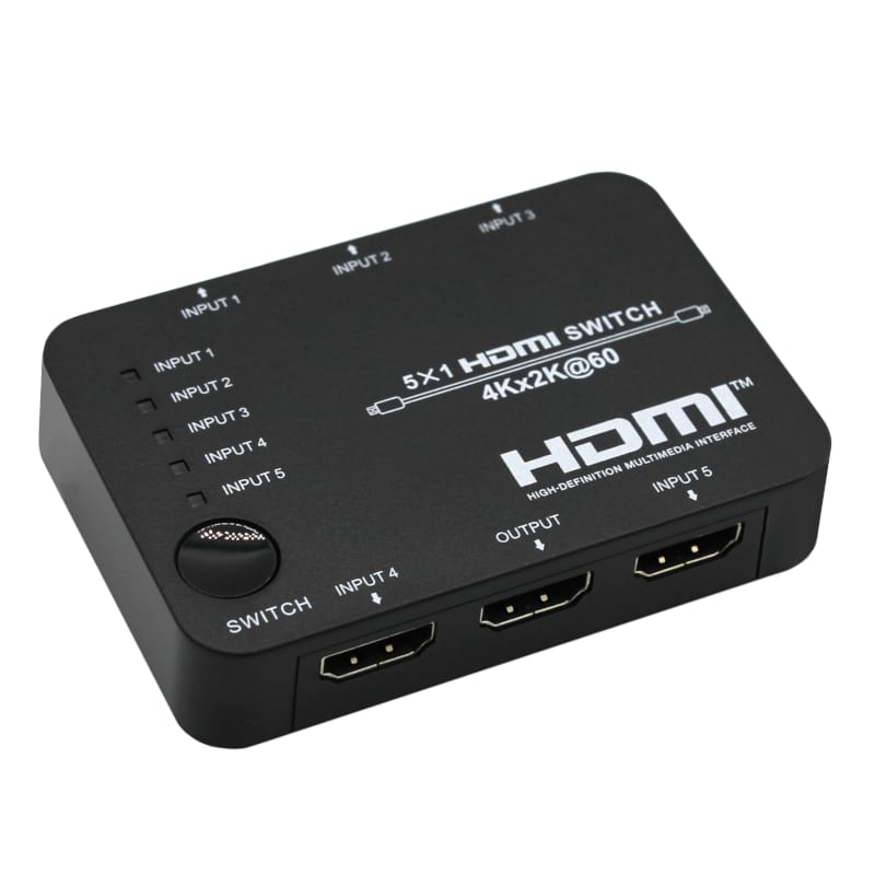 HDCVT Switch HDMI 2.0 5-1 1 AC0224000734_wr_01a.jpg. HDCVT Switch HDMI 2.0 5-1