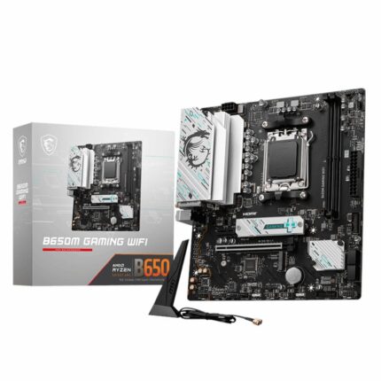 B650MGAMINGWIFI_wr_01.jpeg. MSI B650M GAMING WIFI AMD AM5 mATX Gaming Motherboard