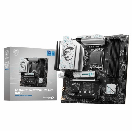 MSi B760M Gaming Plus Wifi Motherboard | LGA 1700 | DDR5 | mATX 1 B760MGAMINGPLUSWIFI #2. MSi B760M Gaming Plus Wifi Motherboard | LGA 1700 | DDR5 | mATX
