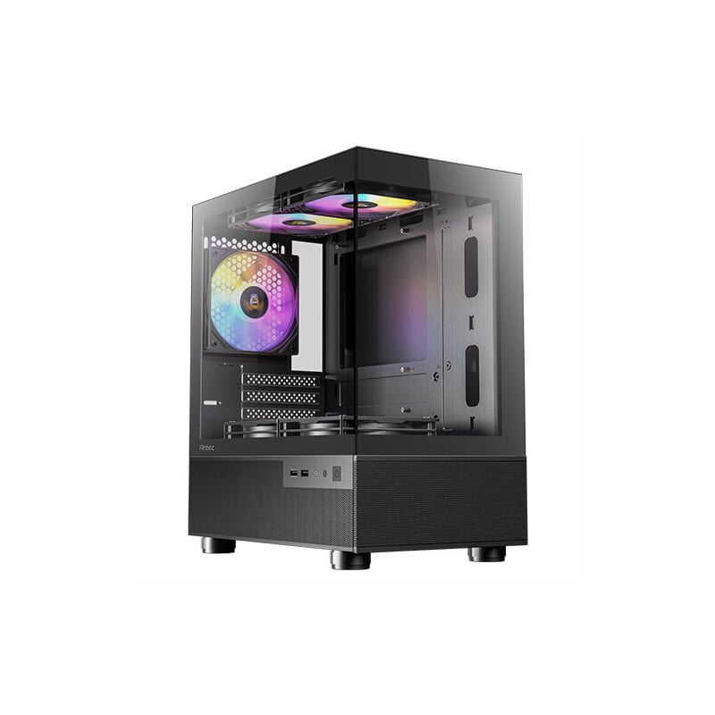 Antec CX200M Elite Micro-ATX | ITX ARGB Mini-Tower Gaming Chassis - Black 1 CX200M-ELITE-B_wr_01.jpg. Antec CX200M Elite Micro-ATX | ITX ARGB Mini-Tower Gaming Chassis - Black