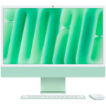 A. 24-inch iMac with Retina 4.5K display: Apple M4 chip with 8-core CPU and 8-