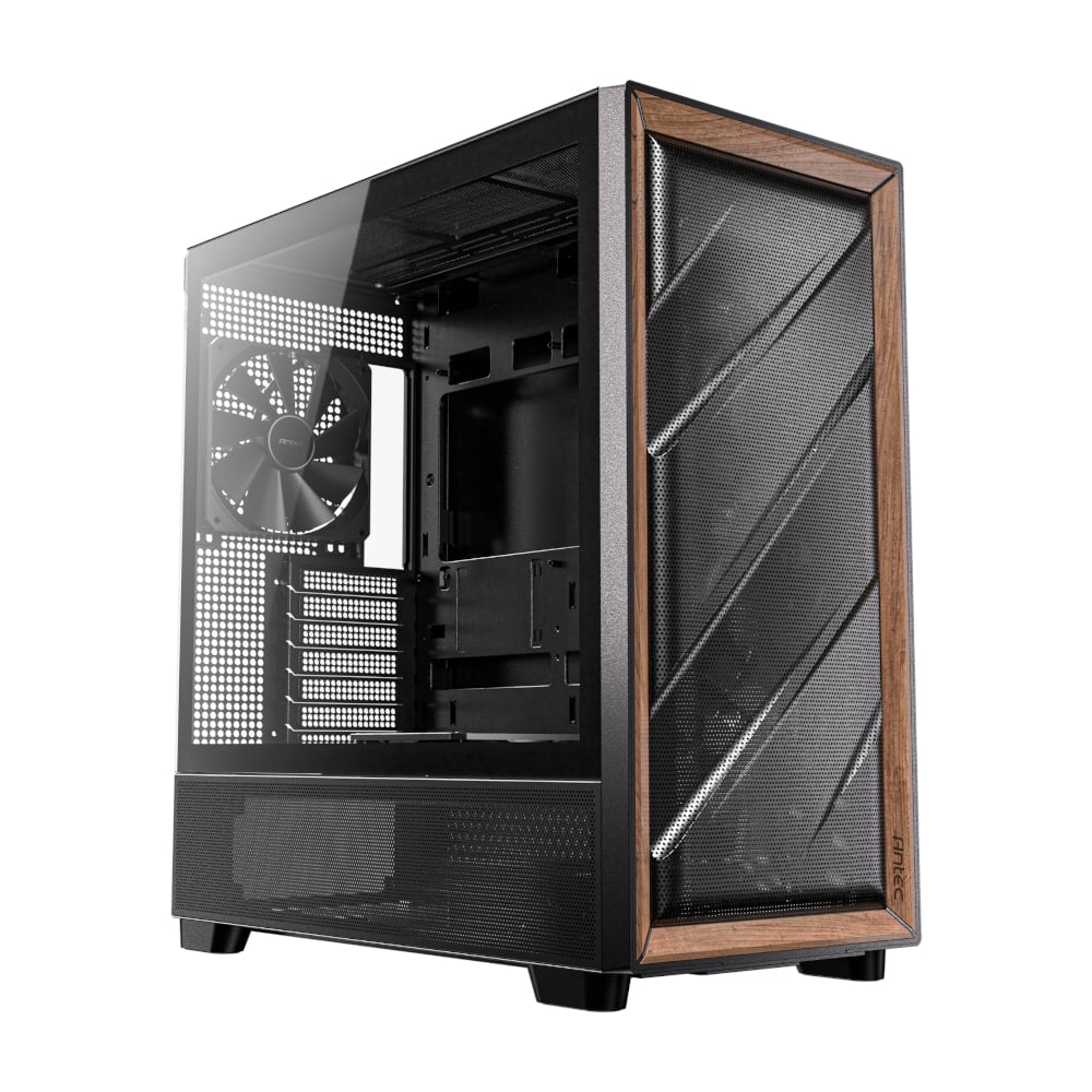 Antec FLUX ATX WOOD Mid Tower Gaming Chassis – Black 1 FLUX_wr_02.jpg. Antec FLUX ATX WOOD Mid Tower Gaming Chassis – Black