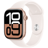 A. Apple Watch Series 10 GPS + Cellular 42mm Rose Gold Aluminium Case with Lig