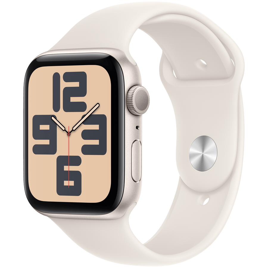 Apple Watch SE GPS 40mm Starlight Aluminium Case with Starlight Sport Band 1 240912140016300425.jpg. Apple Watch SE GPS 40mm Starlight Aluminium Case with Starlight Sport Band