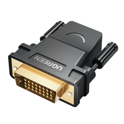20124-20124-wr-01.jpg. UGREEN 20124-20124 DVI (24+1) Male to HDMI Female Adapter - Black