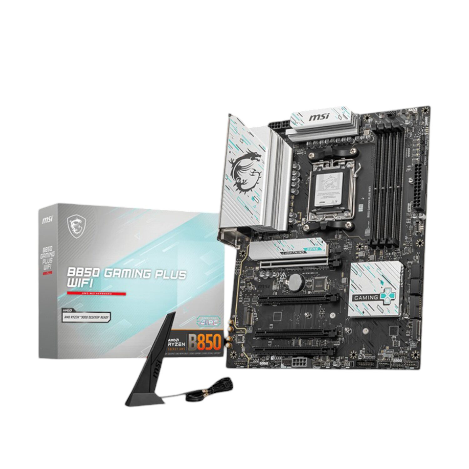 MSi B850 Gaming Plus WiFi Motherboard | AMD AM5 | DDR5 | PCIe 5.0 | 3x M.2 | WiFi 6E | ATX 2 b50-wr-01.jpg. MSi B850 Gaming Plus WiFi Motherboard | AMD AM5 | DDR5 | PCIe 5.0 | 3x M.2 | WiFi 6E | ATX