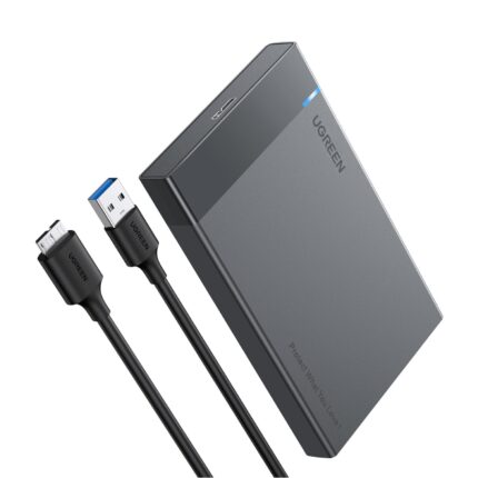US221-30847-wr-01.jpg. UGREEN 2.5'' SATA Hard Drive USB 3.0 Enclosure, UASP, 6Gbps