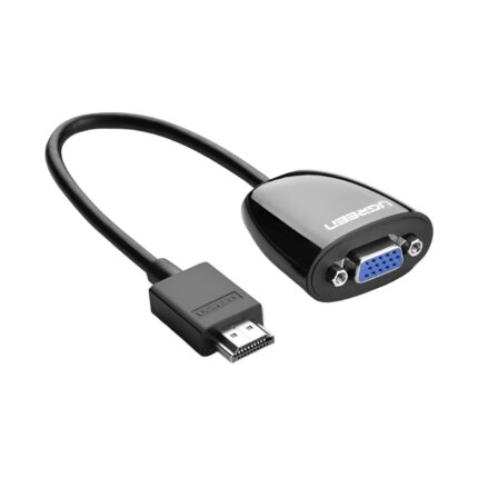 mm105-40253-wr-01.jpg. UGREEN HDMI to VGA Converter, 1080p Video Adapter - Black