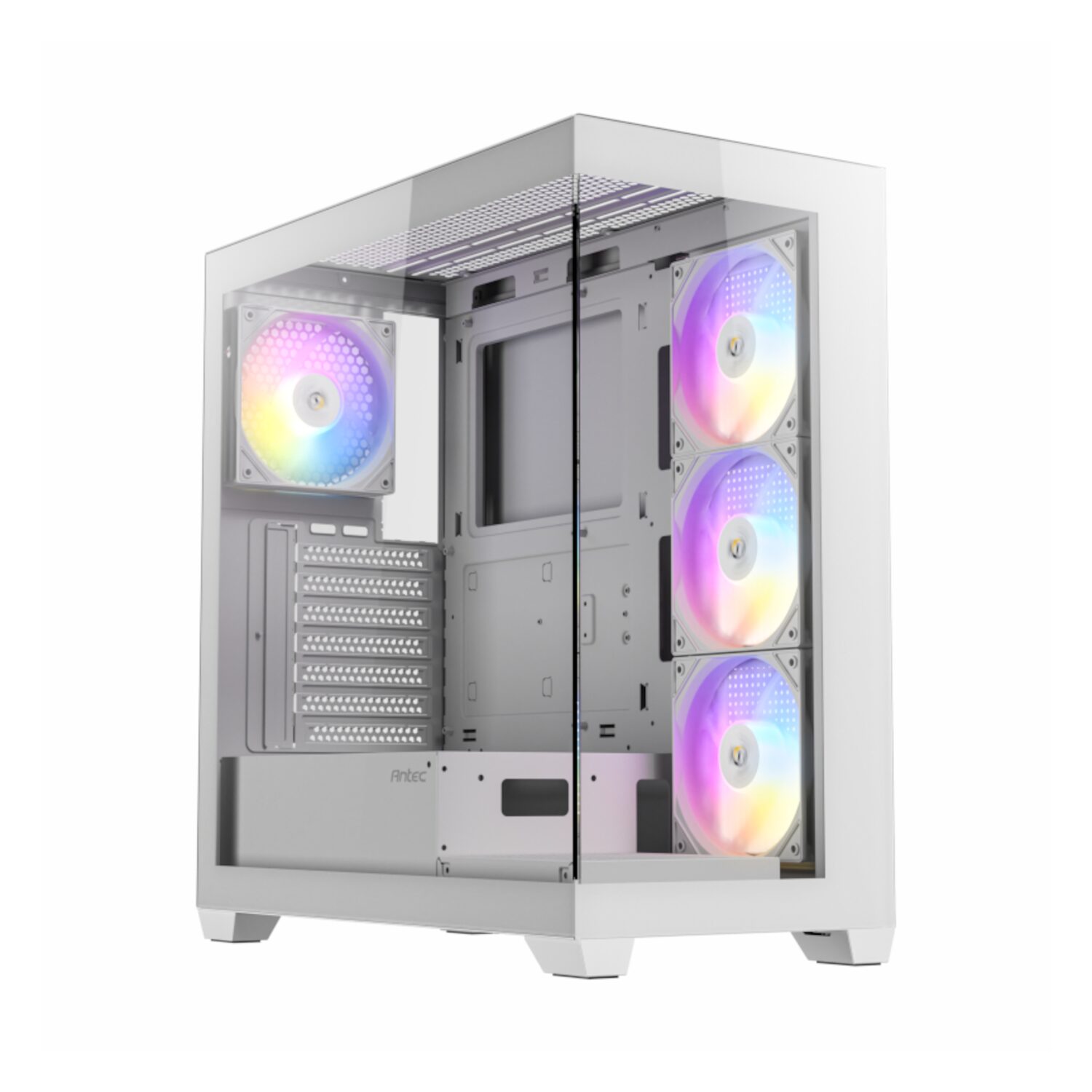 Antec CX300 ATX ARGB Gaming Chassis - White 1 CX300-ARGB-W-wr-01.jpg. Antec CX300 ATX ARGB Gaming Chassis - White