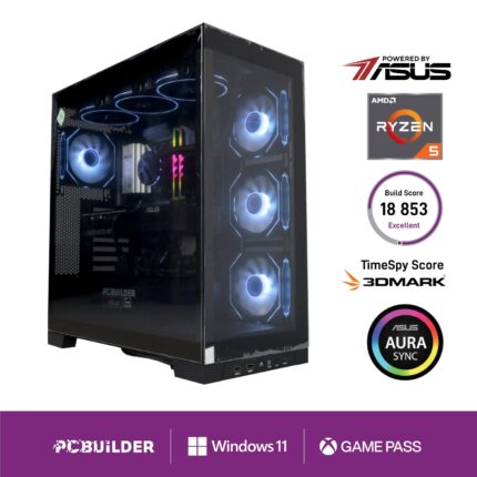 PCB_MAVERICK_01_PCBuilder-Ryzen-5-7600-MAVERICK-Wi. PCBuilder Ryzen 5 7600 MAVERICK Windows 11 Gaming PC
