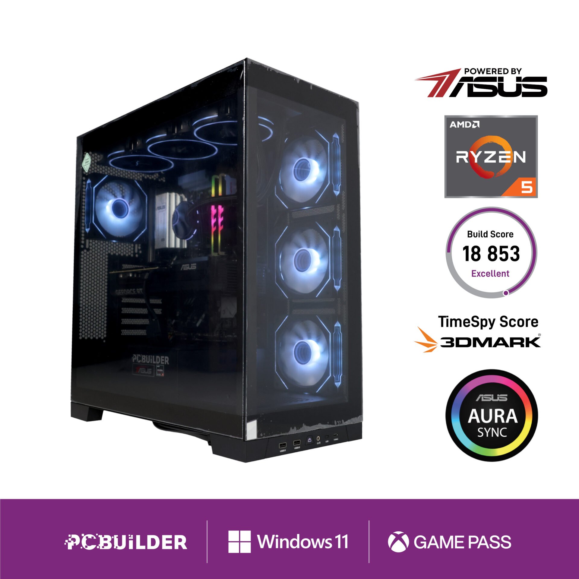 PCBuilder Ryzen 5 7600 MAVERICK Windows 11 Gaming PC 2 PCB_MAVERICK_01_PCBuilder-Ryzen-5-7600-MAVERICK-Wi. PCBuilder Ryzen 5 7600 MAVERICK Windows 11 Gaming PC