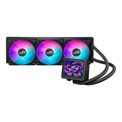 ROGRYUJINIII-360-ARGB-EXT-WR-01.jpg. Asus ROG Ryujin III ARGB AIO Liquid Cooler - 3.5" LCD Display