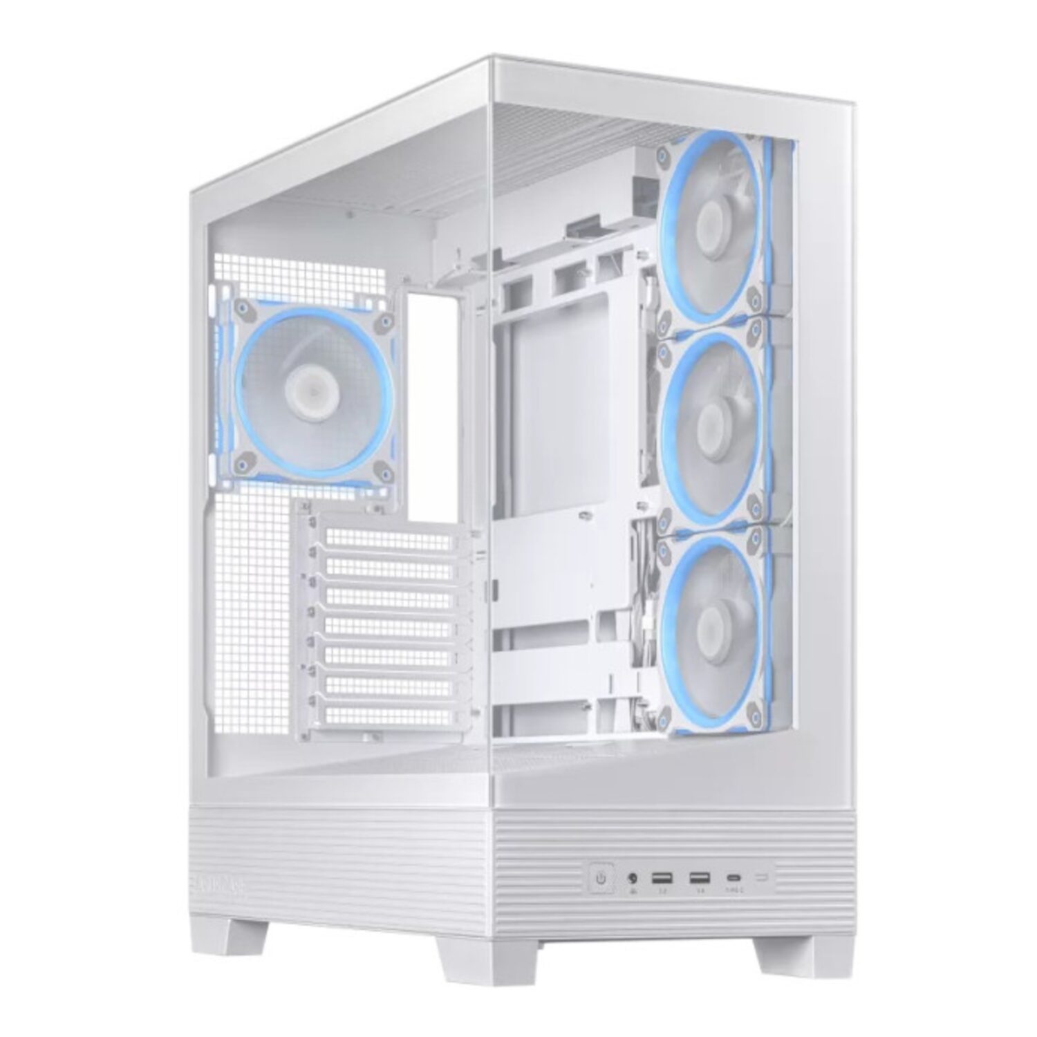 Asus A31 PLUS Mid Tower ATX Chassis - White 1 A31PLUS-BK-WR-01-1.jpg. Asus A31 PLUS Mid Tower ATX Chassis - White