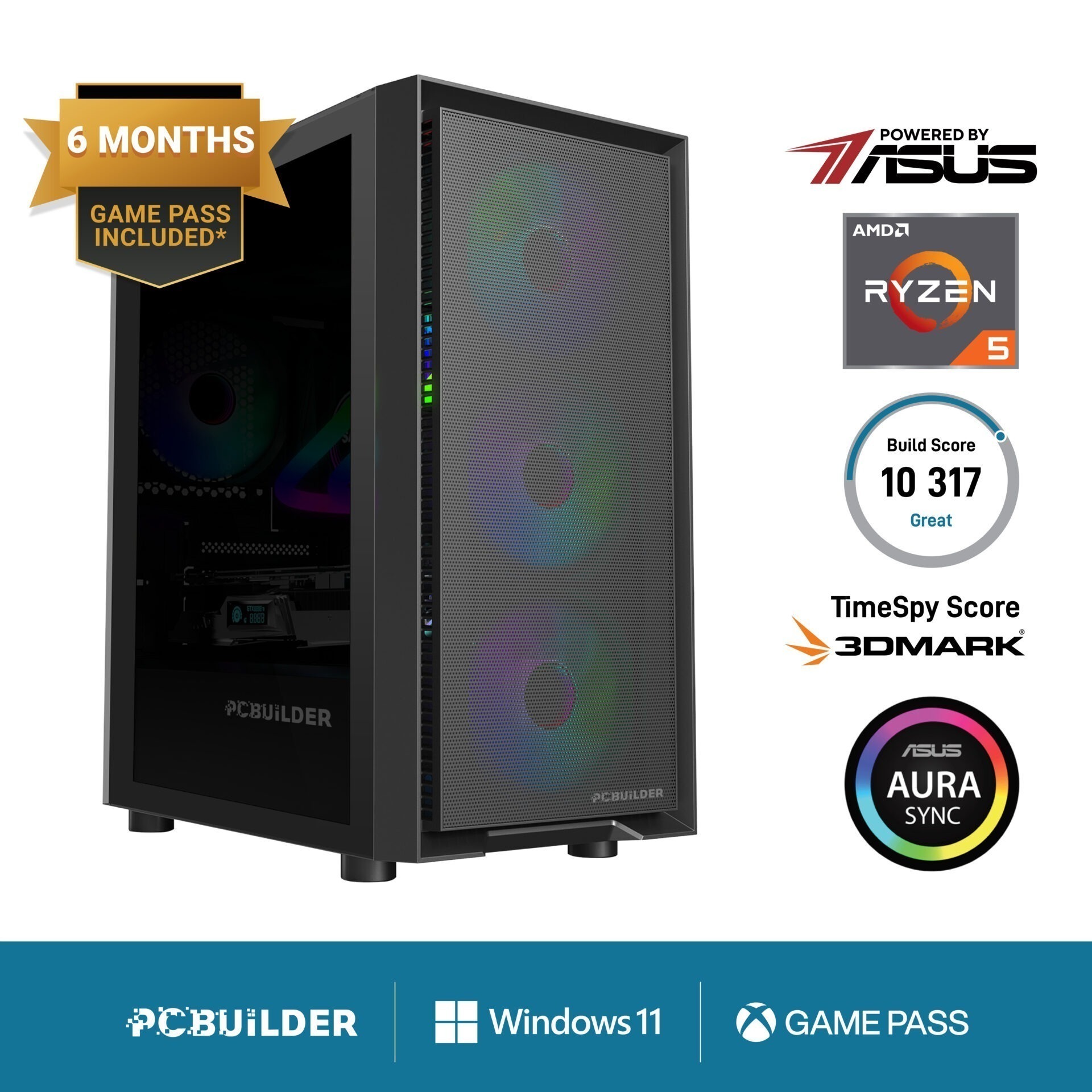 PCBuilder Ryzen 5 5600X PATHFINDER Windows 11 Gaming PC 3 PCB_PATHFINDER_01_PCBuilder-Ryzen-5-5600XT-PATHFIN. PCBuilder Ryzen 5 5600X PATHFINDER Windows 11 Gaming PC