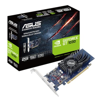 GT1030-2G-BRK-WR-01.jpg. Asus GeForce® GT 1030 2GB GDDR5 Low Profile Graphics Card